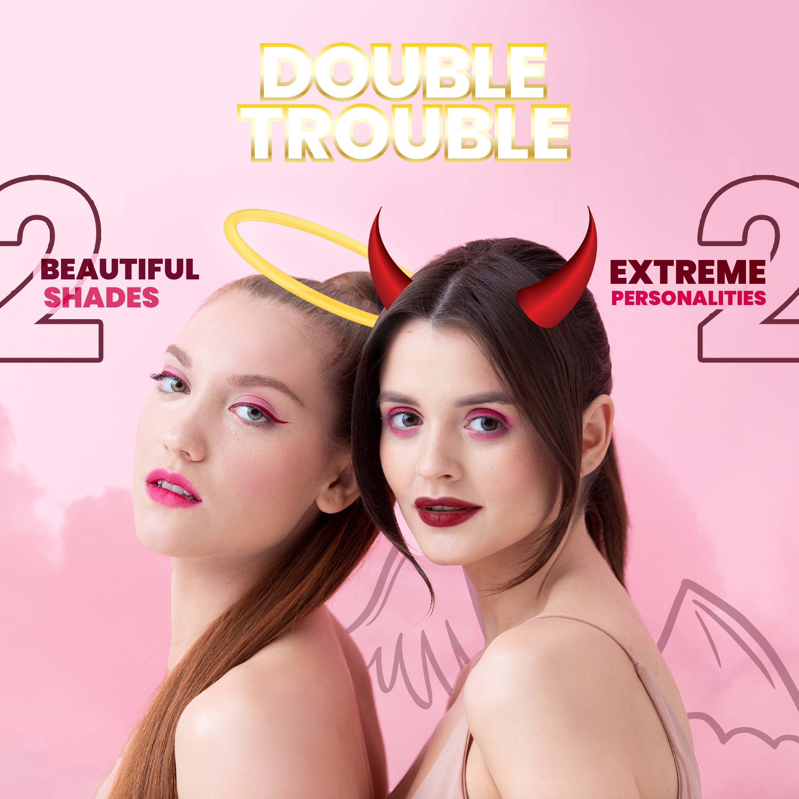 Your Double Trouble Lip Crayon