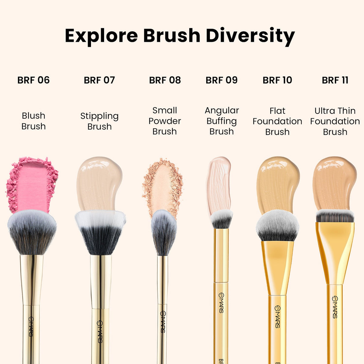 Artist's Arsenal Angular Buffing Brush