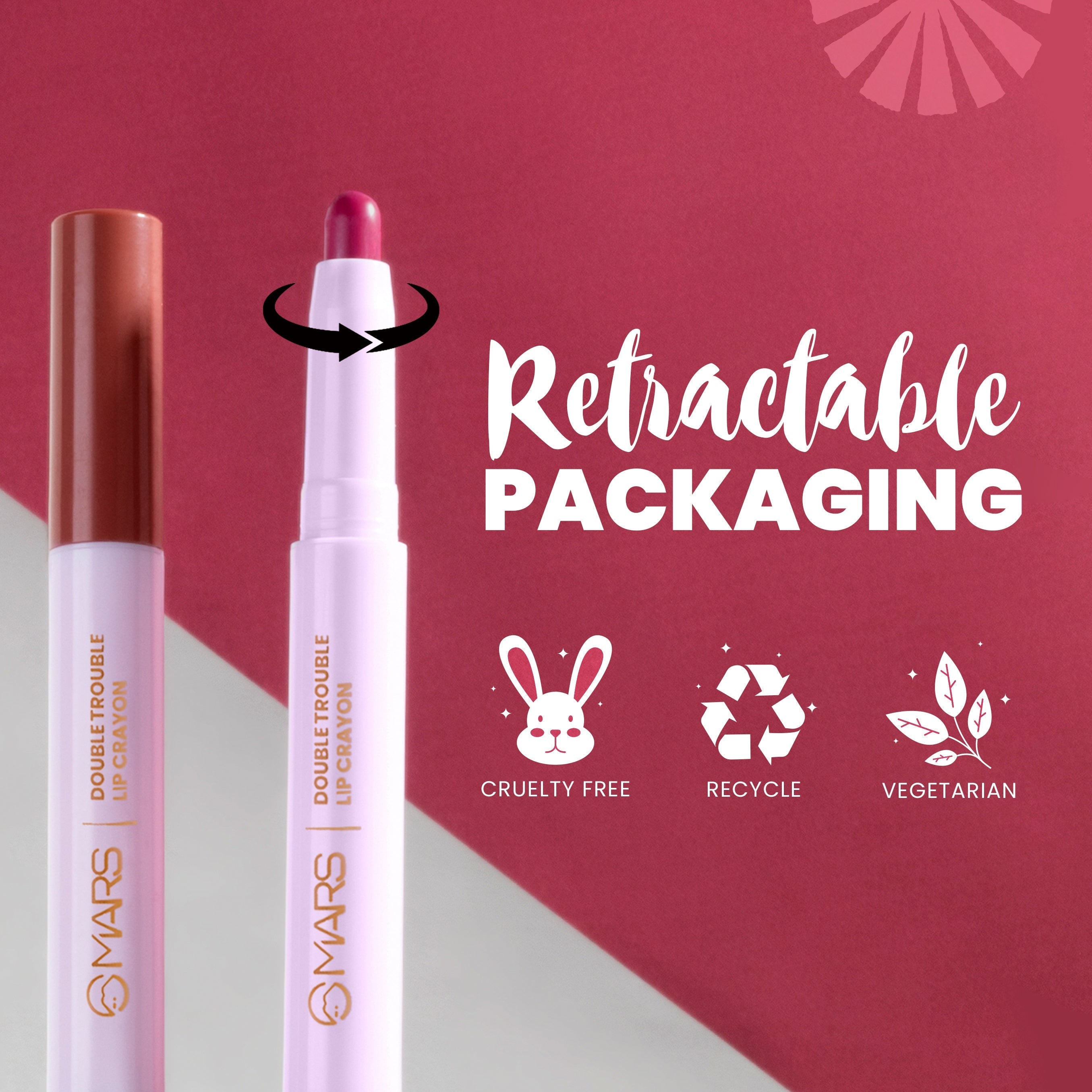 Your Double Trouble Lip Crayon
