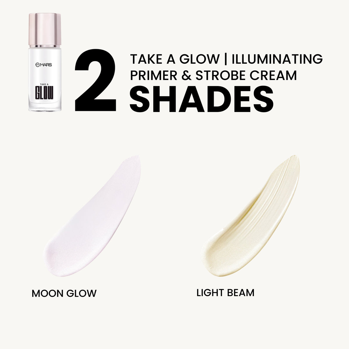 Take a Glow | برايمر مضيء وكريم إضاءة (ستروب)