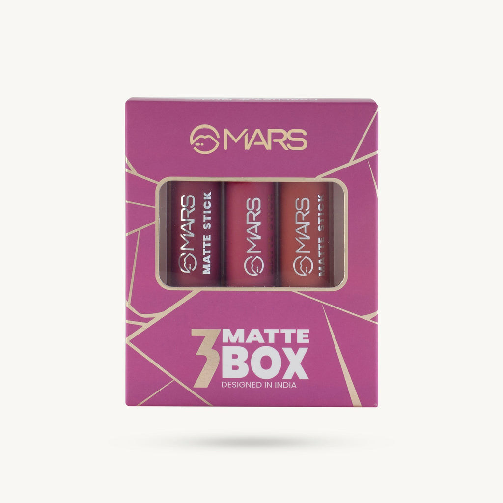 Matte Lipsticks Box | Set of 3 02- MARS Cosmetics 