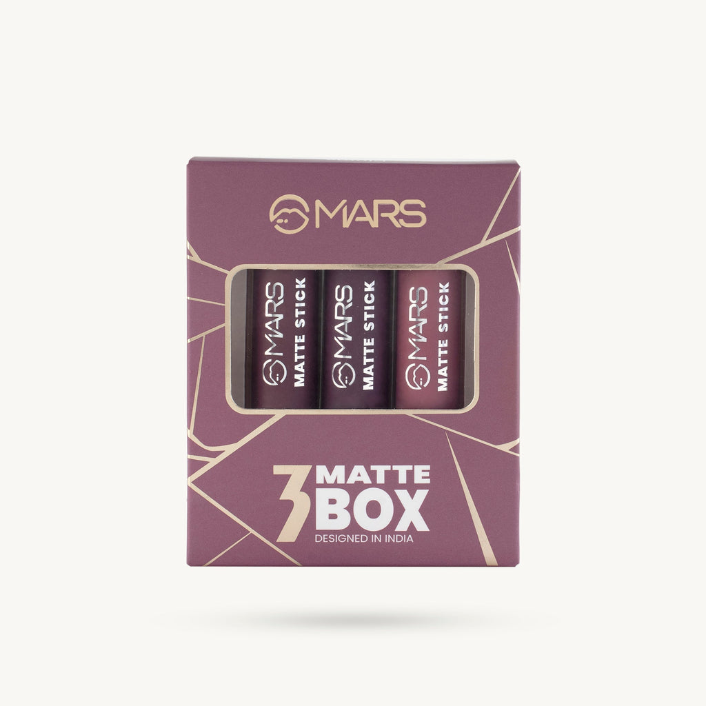 Matte Lipsticks Box | Set of 3 03- MARS Cosmetics 